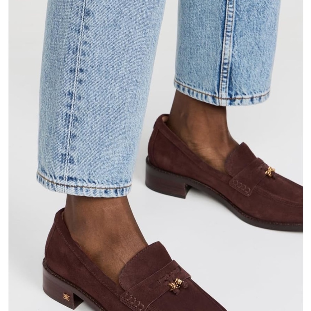 Sam Edelman Brown Suede Loafers - Picture 2 of 4